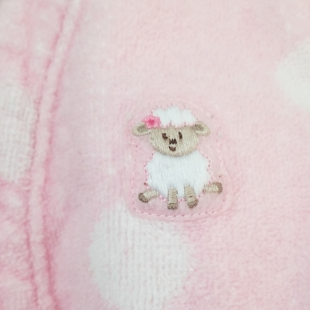 CARTERS Baby Girl Pink Bathrobe (0-9 Months) - Picture 4 of 7